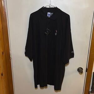 Black Robert Clemente Polo Shirt